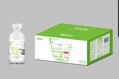 雪山青柠口味葡萄糖补水液330mlx20瓶装